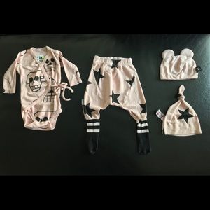 Newborn NUNUNU Powder Pink Lot